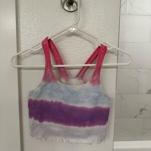 Spiritual gangster amor seamless crop tank